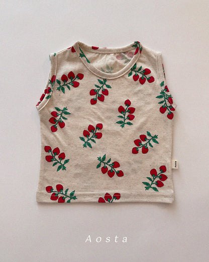 【PREORDER受付終了、ご希望はお問い合わせください。】37.Linen sleeveless T