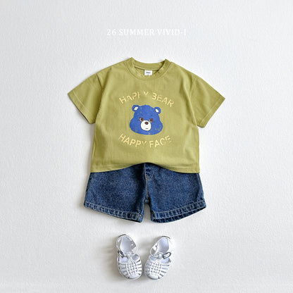 【PREORDER受付終了、ご希望はお問い合わせください。】56.Happy Bear ShortSleeve Tee