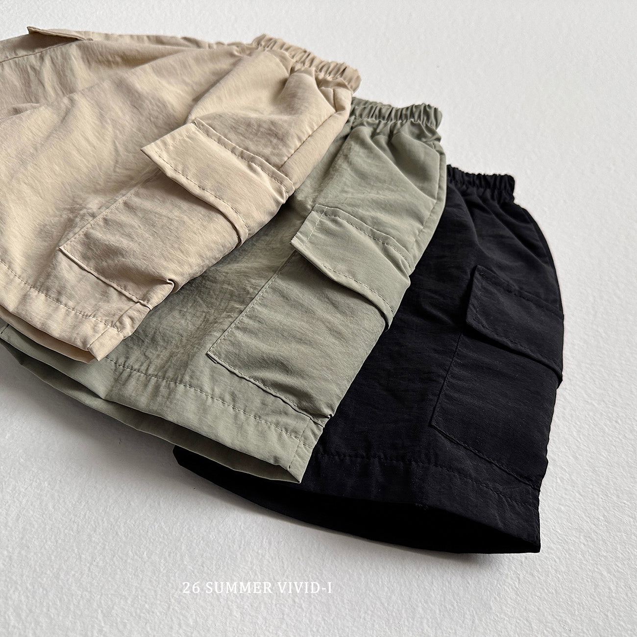 【PREORDER受付終了、ご希望はお問い合わせください。】15.Crinkle Cargo Shorts
