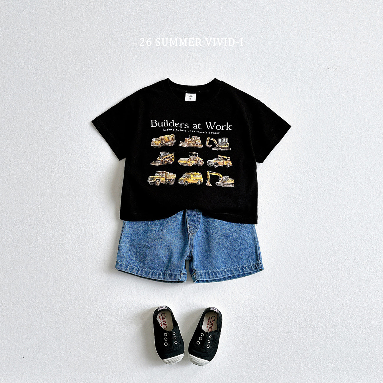 【PREORDER受付終了、ご希望はお問い合わせください。】46.Mini Collar ShortSleeve Tee