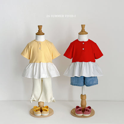 【PREORDER受付終了、ご希望はお問い合わせください。】27.Ribbon Slit Flare 7分丈 Pants