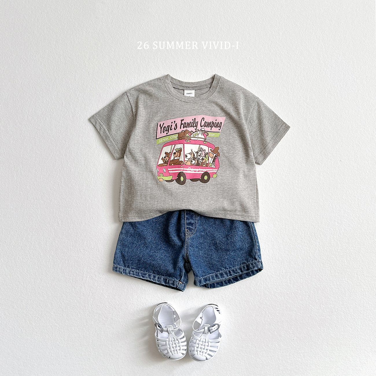 【PREORDER受付終了、ご希望はお問い合わせください。】50.Vintage Camping ShortSleeve Tee