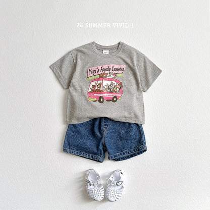 【PREORDER受付終了、ご希望はお問い合わせください。】50.Vintage Camping ShortSleeve Tee