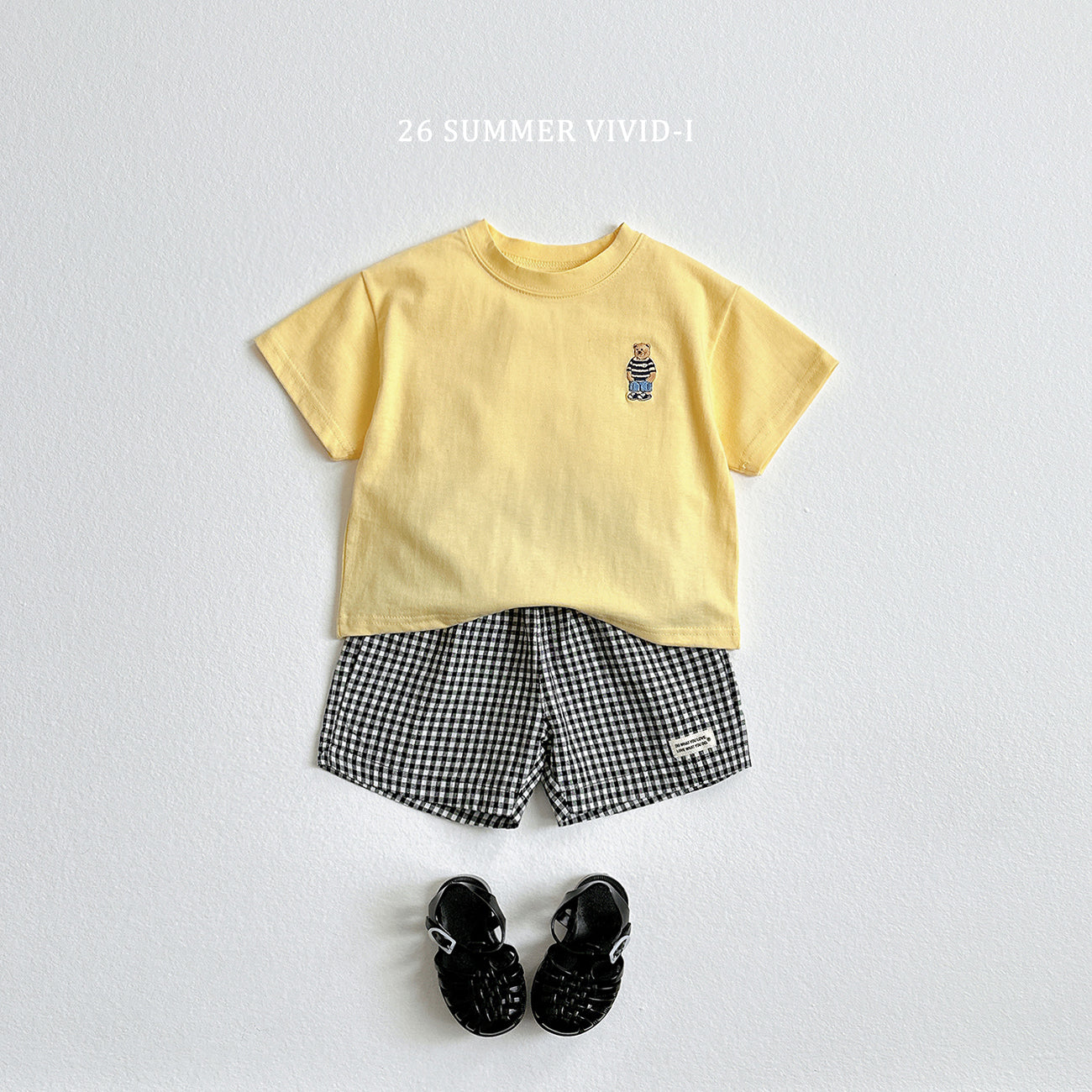 【PREORDER受付終了、ご希望はお問い合わせください。】63.Bear Embroidery ShortSleeve Tee