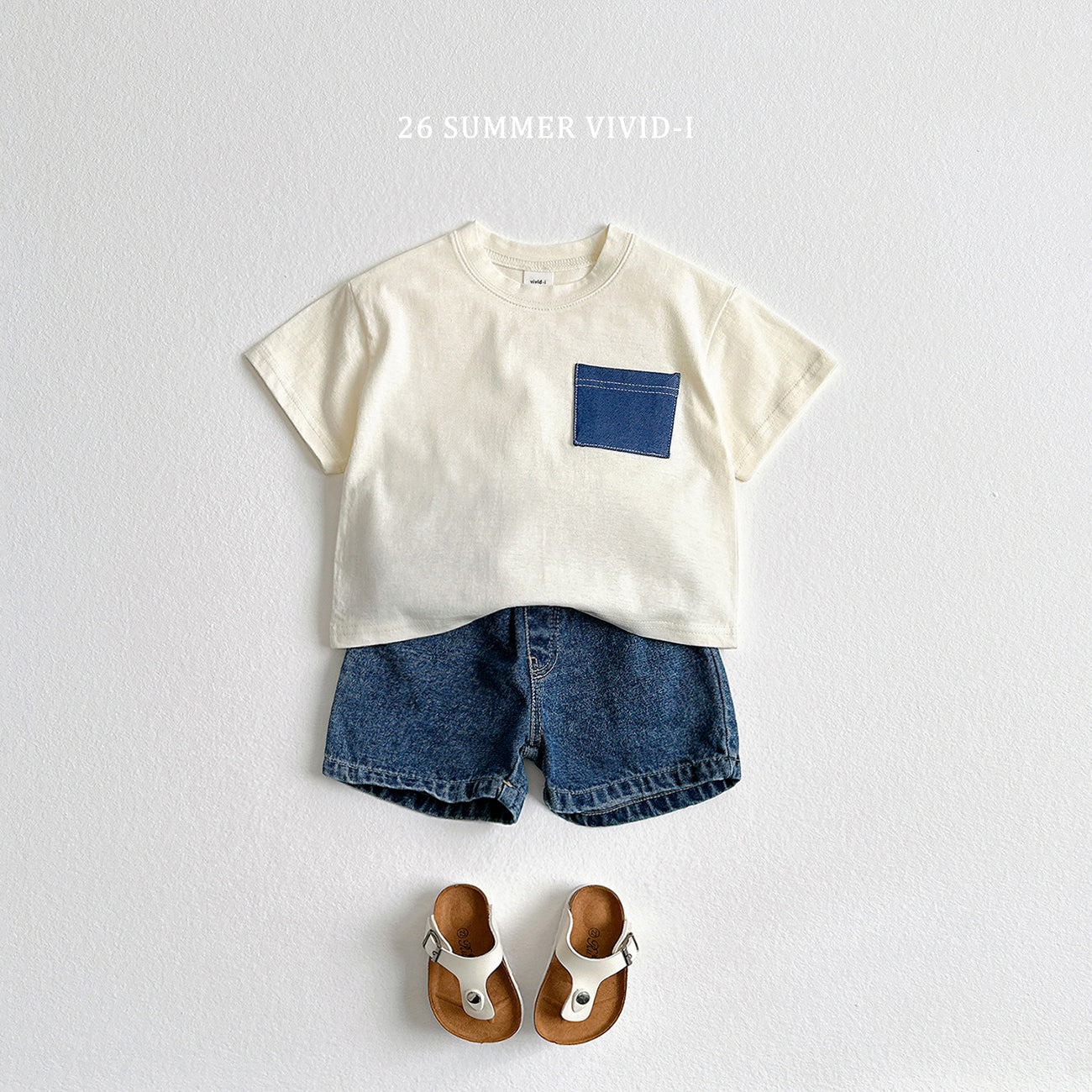 【PREORDER受付終了、ご希望はお問い合わせください。】65.Pocket Denim ShortSleeve Tee