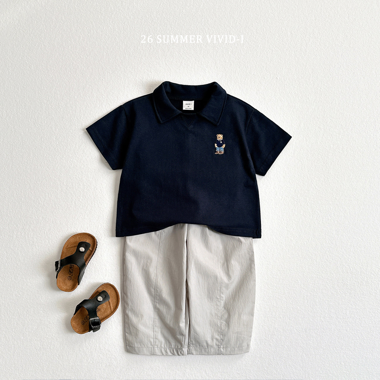 【PREORDER受付終了、ご希望はお問い合わせください。】95.Collar Bear Embroidery Set