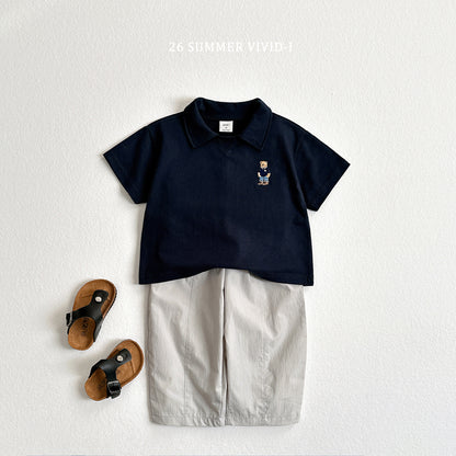 【PREORDER受付終了、ご希望はお問い合わせください。】95.Collar Bear Embroidery Set