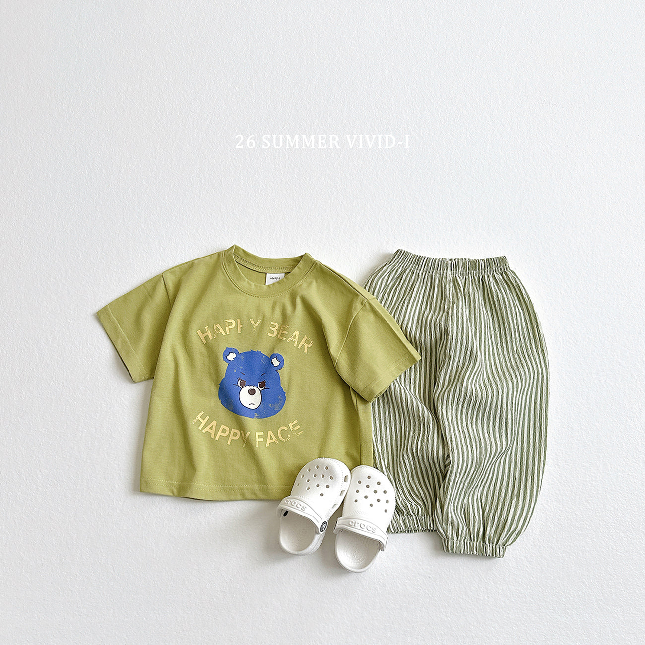 【PREORDER受付終了、ご希望はお問い合わせください。】56.Happy Bear ShortSleeve Tee