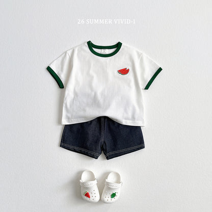 【PREORDER受付終了、ご希望はお問い合わせください。】13.Stretch Denim Shorts