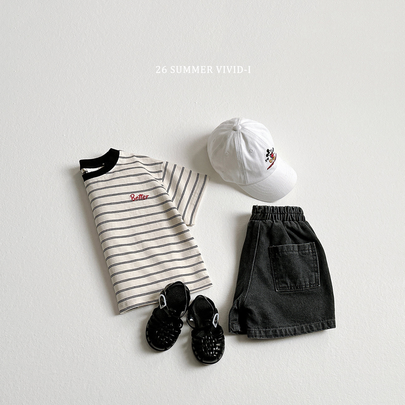 【PREORDER受付終了、ご希望はお問い合わせください。】66.Better Embroidery Stripe Tee