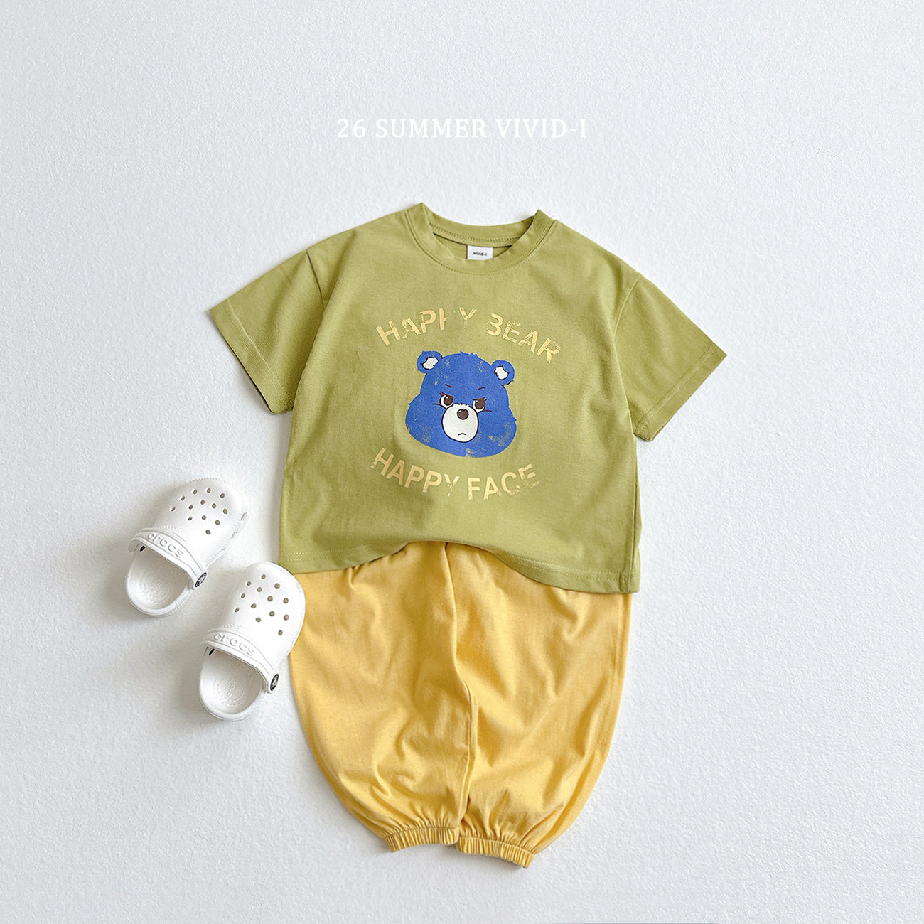 【PREORDER受付終了、ご希望はお問い合わせください。】56.Happy Bear ShortSleeve Tee