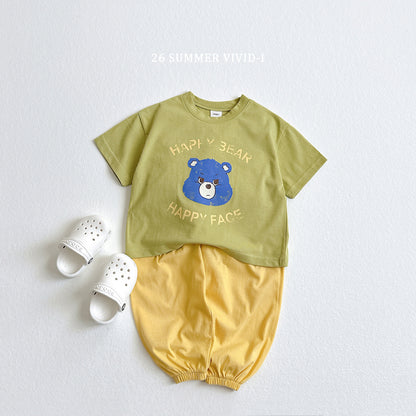 【PREORDER受付終了、ご希望はお問い合わせください。】56.Happy Bear ShortSleeve Tee