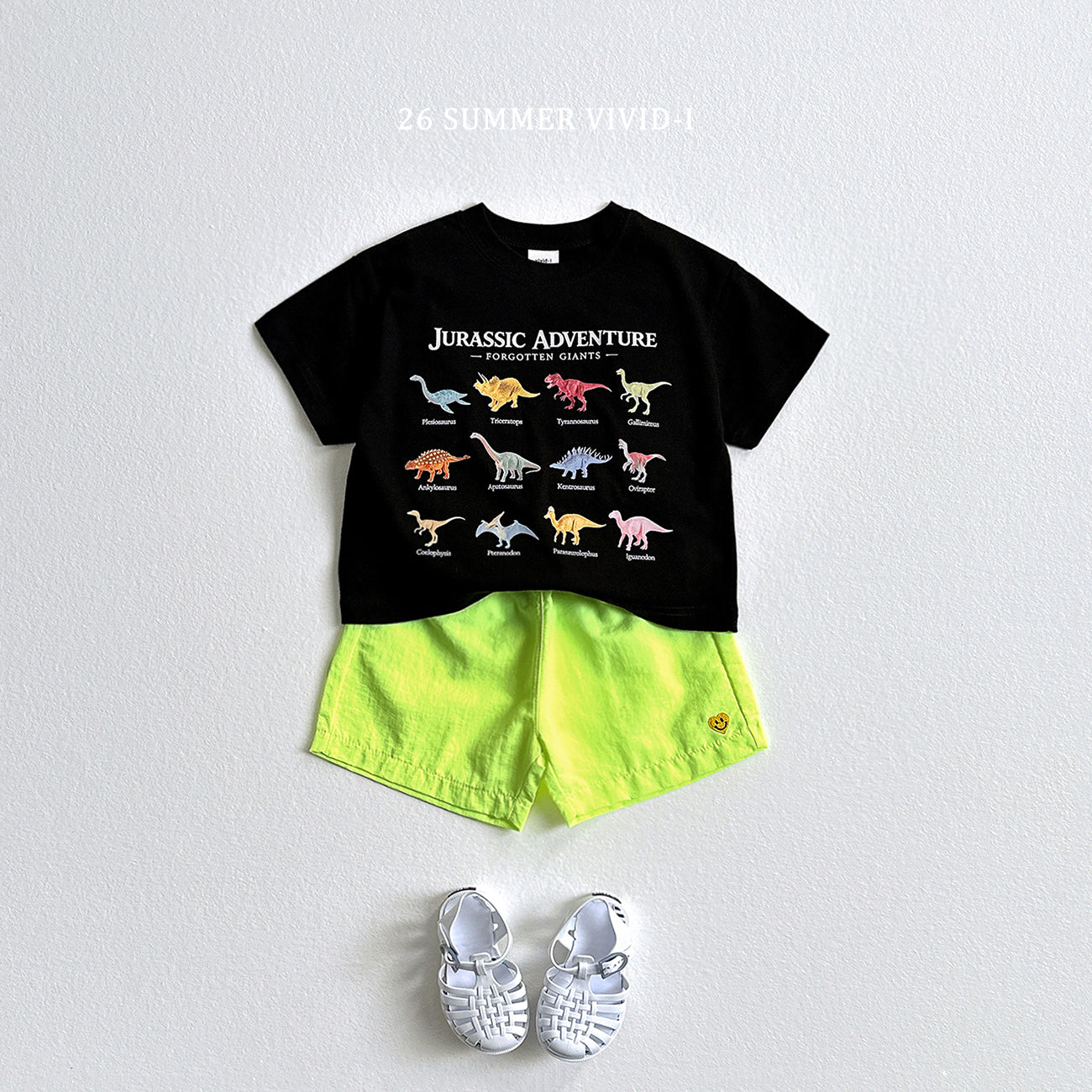 【PREORDER受付終了、ご希望はお問い合わせください。】49.Little Dino ShortSleeve Tee