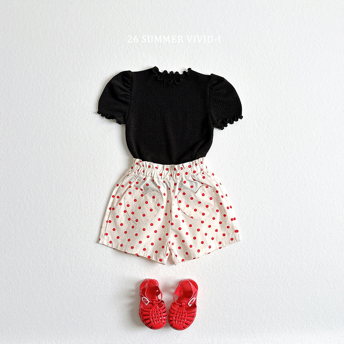 【PREORDER受付終了、ご希望はお問い合わせください。】78.Shirring Puff Flare Tee