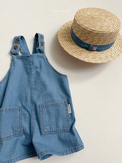 distressed denim overalls | minirobe