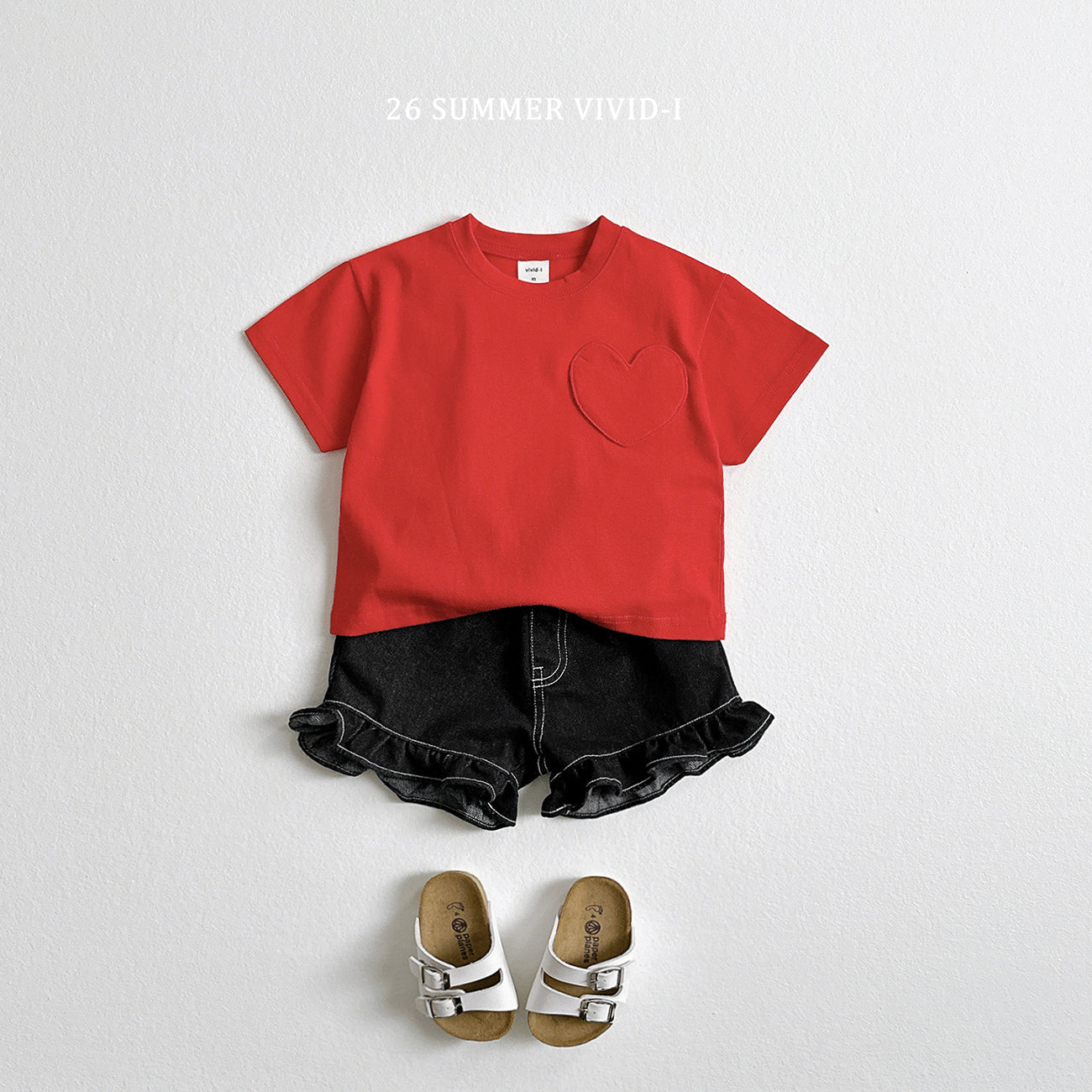 【PREORDER受付終了、ご希望はお問い合わせください。】79.Heart Pocket ShortSleeve Tee