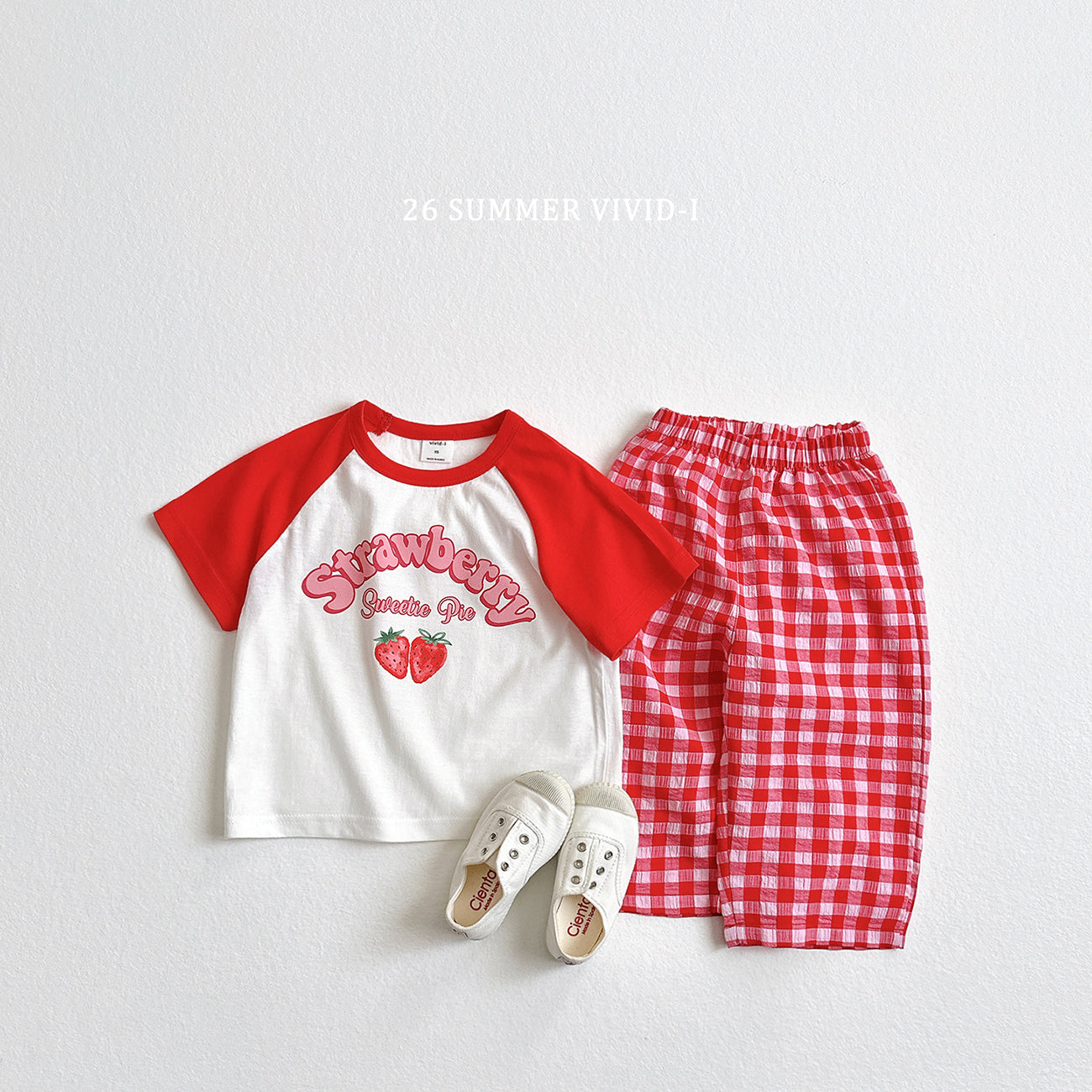 【PREORDER受付終了、ご希望はお問い合わせください。】74.Strawberry Dolman ShortSleeve Tee