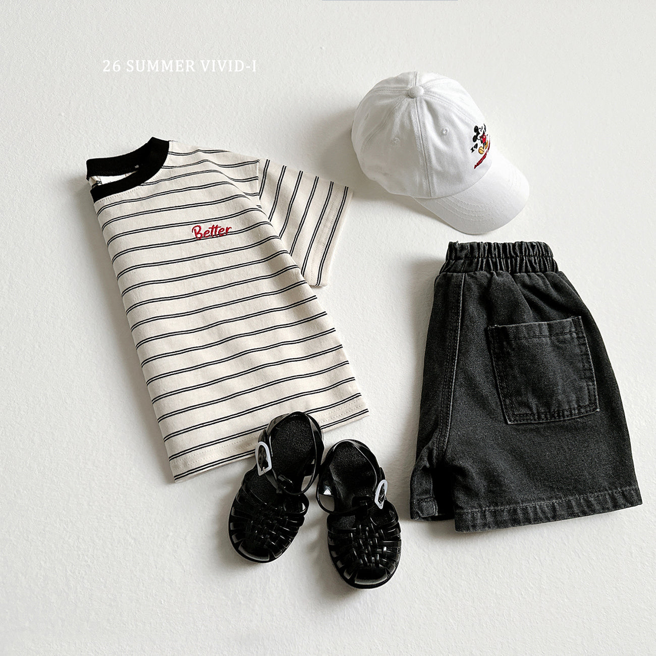 【PREORDER受付終了、ご希望はお問い合わせください。】66.Better Embroidery Stripe Tee