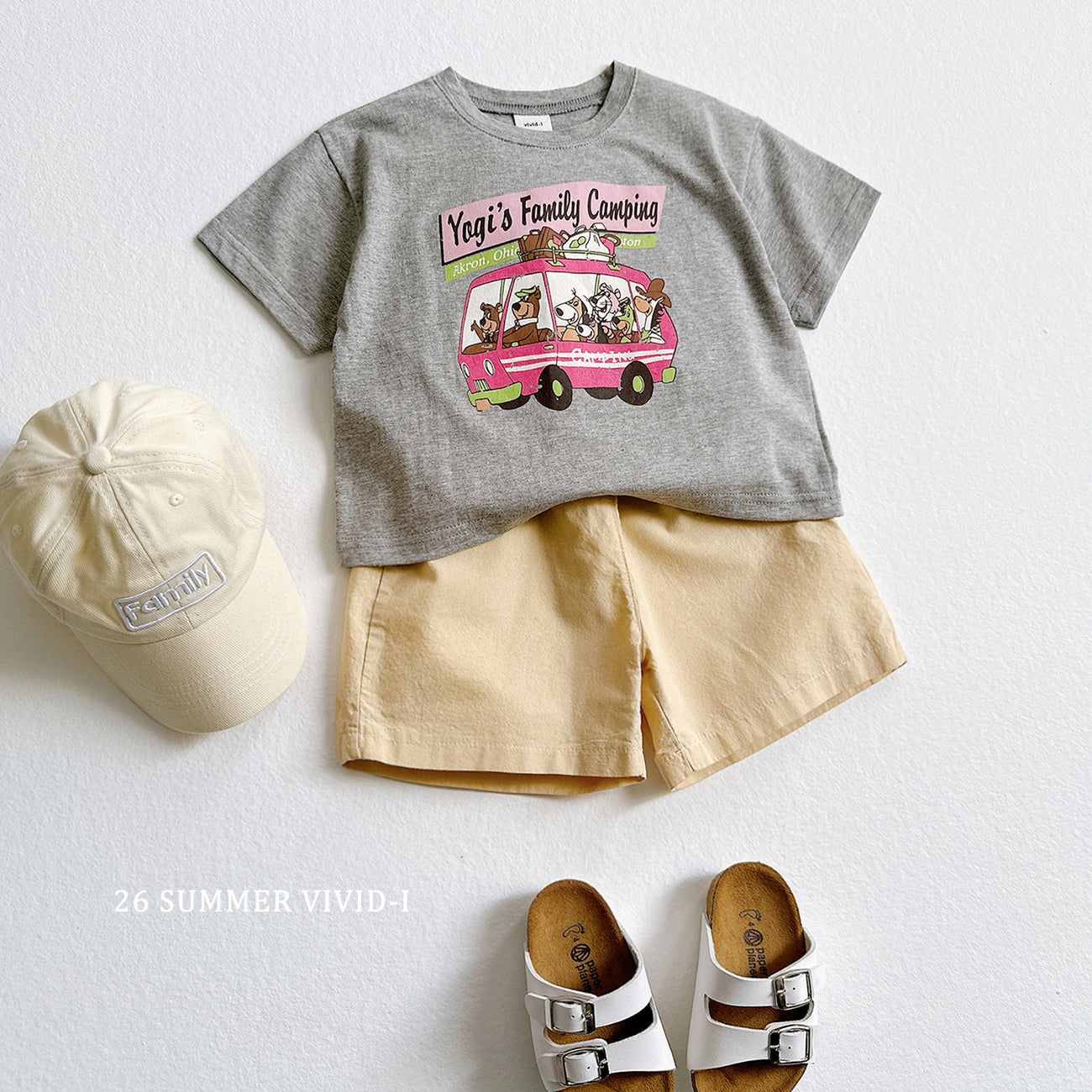 【PREORDER受付終了、ご希望はお問い合わせください。】50.Vintage Camping ShortSleeve Tee