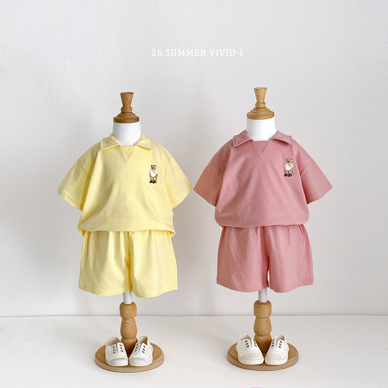 【PREORDER受付終了、ご希望はお問い合わせください。】95.Collar Bear Embroidery Set