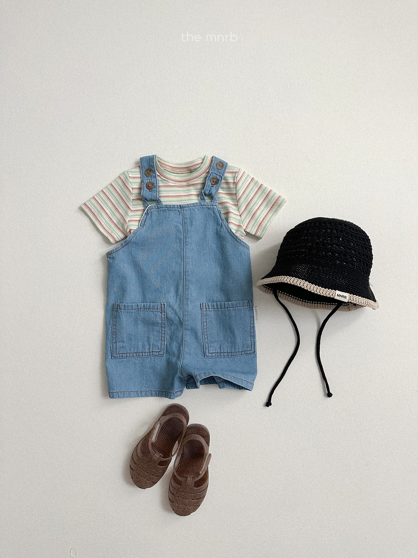 distressed denim overalls | minirobe