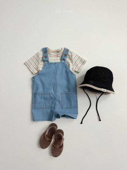 distressed denim overalls | minirobe