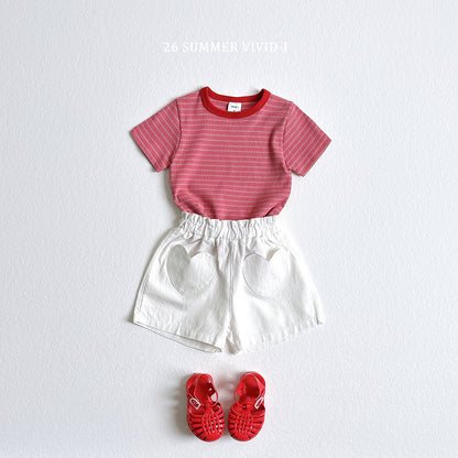 【PREORDER受付終了、ご希望はお問い合わせください。】58.Stripe Rib Raglan Tee