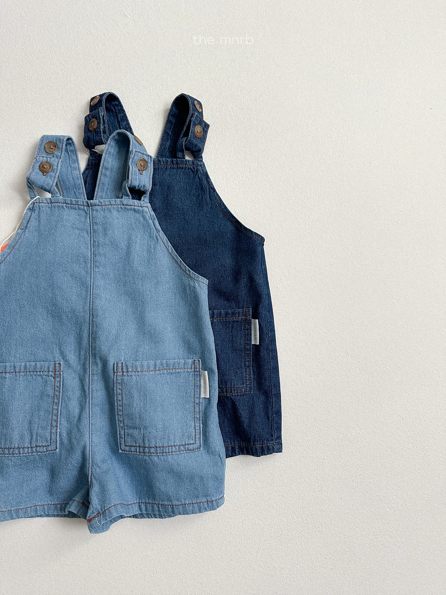 distressed denim overalls | minirobe