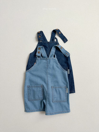 distressed denim overalls | minirobe