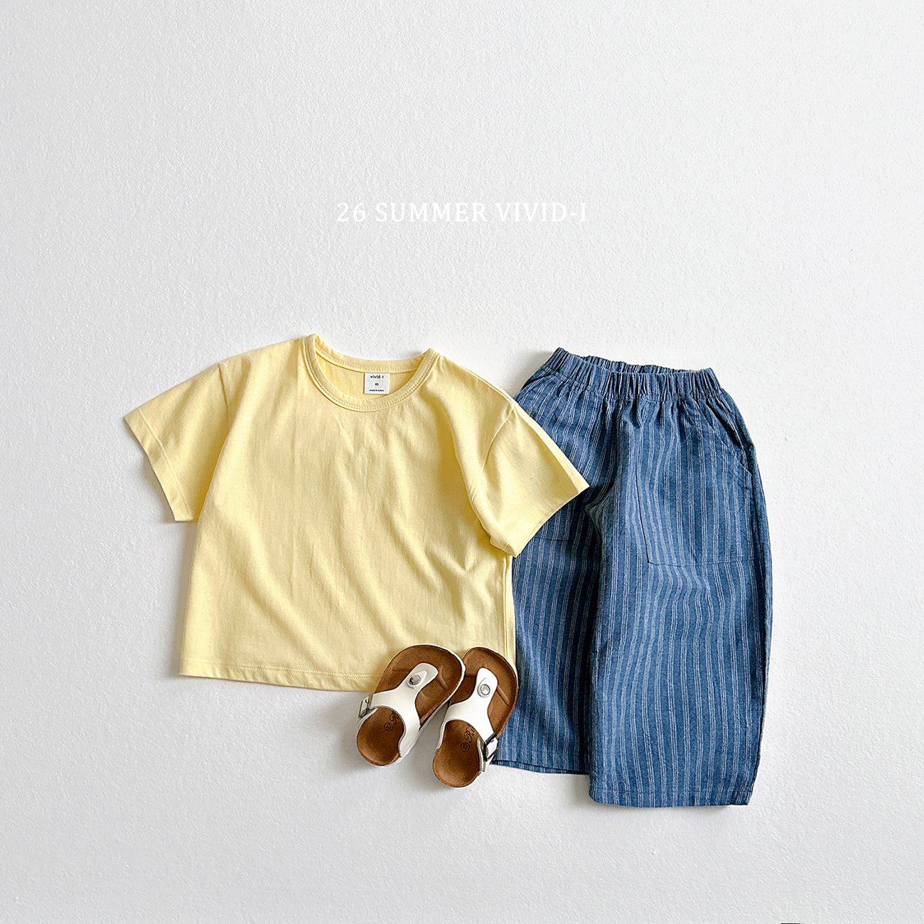 【PREORDER受付終了、ご希望はお問い合わせください。】5.9分丈 Stripe Linen Pants