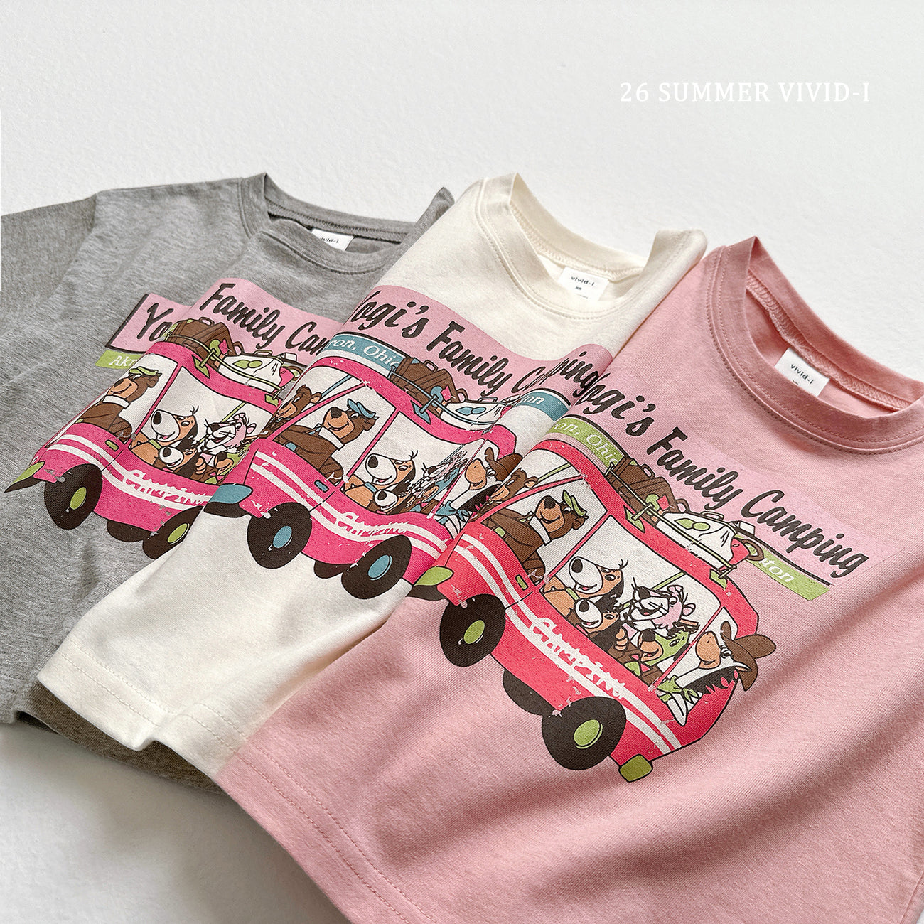 【PREORDER受付終了、ご希望はお問い合わせください。】50.Vintage Camping ShortSleeve Tee