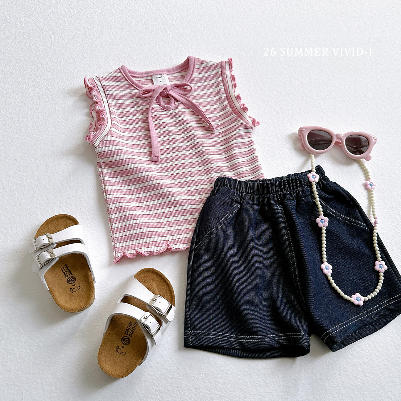 【PREORDER受付終了、ご希望はお問い合わせください。】13.Stretch Denim Shorts