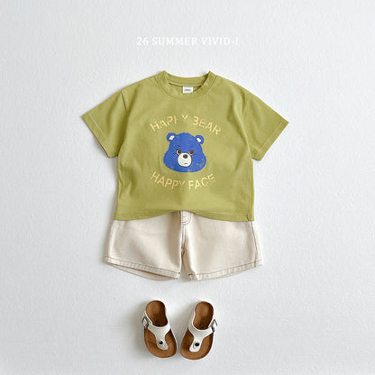 【PREORDER受付終了、ご希望はお問い合わせください。】56.Happy Bear ShortSleeve Tee