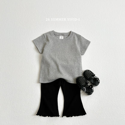 【PREORDER受付終了、ご希望はお問い合わせください。】68.Rib Label ShortSleeve Tee