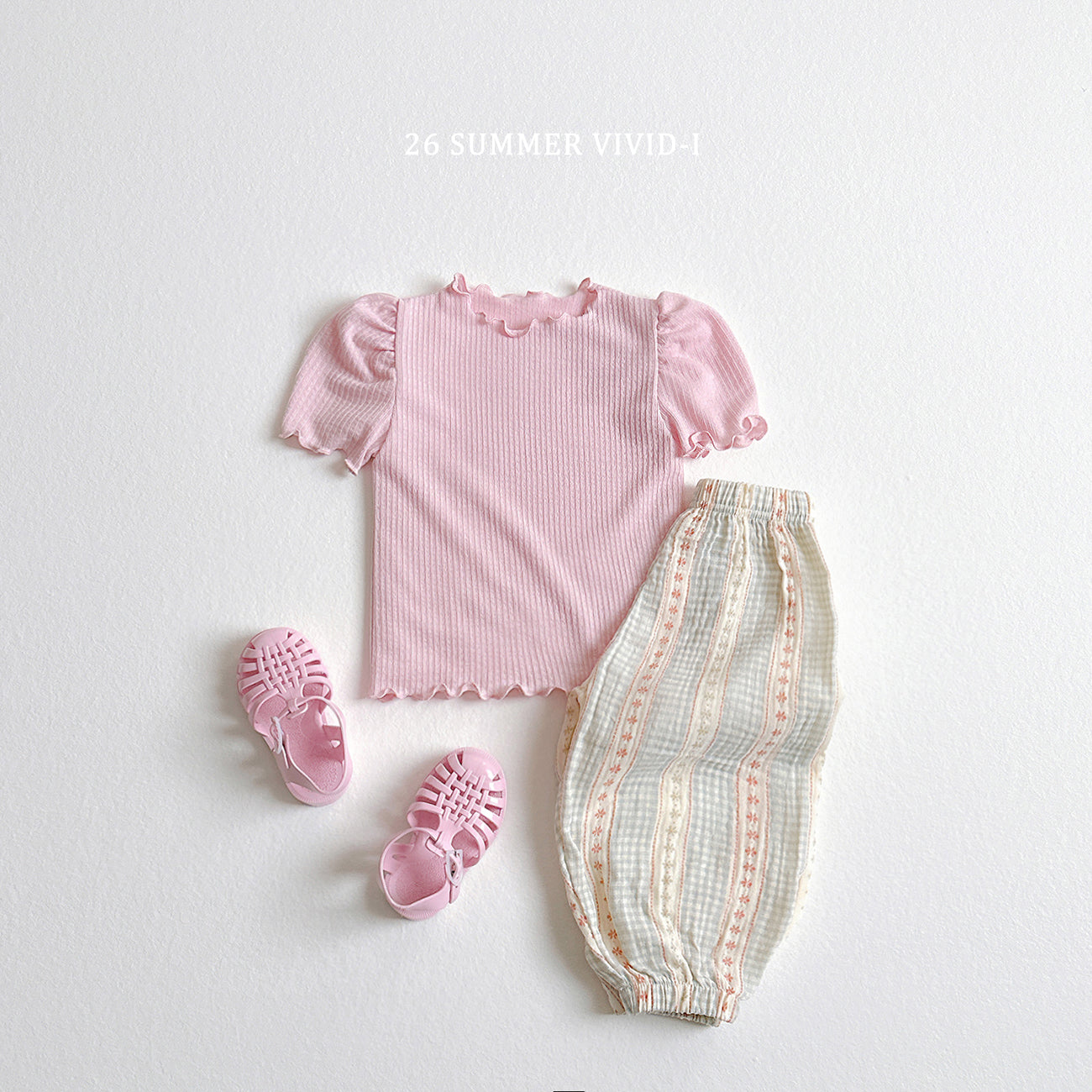 【PREORDER受付終了、ご希望はお問い合わせください。】78.Shirring Puff Flare Tee