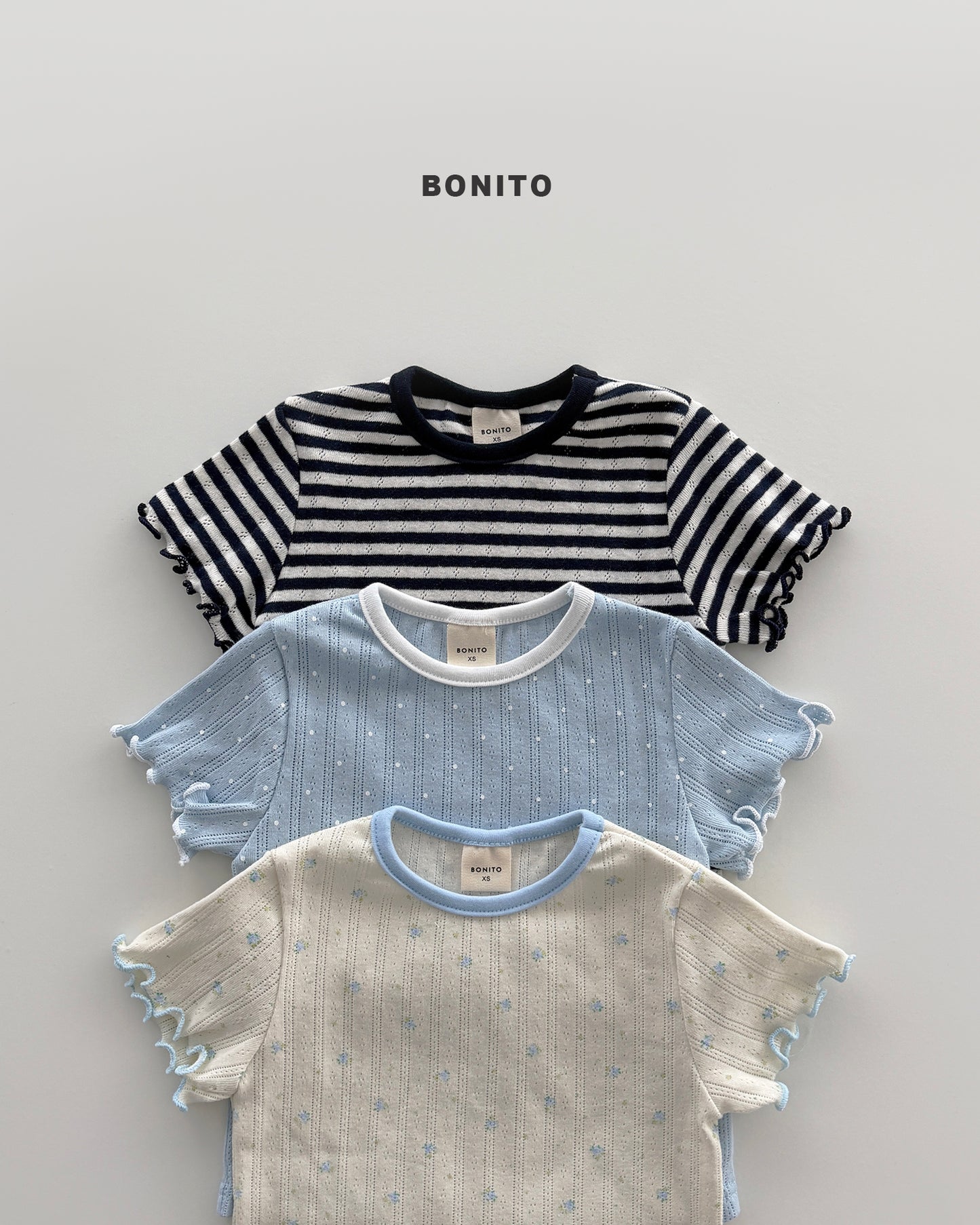 【PREORDER 4日間限定】47.bloom eyelet tee