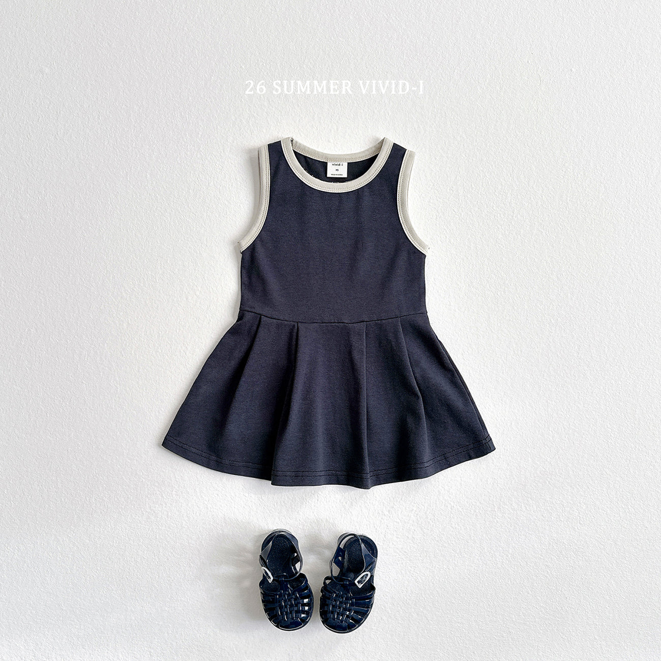 【PREORDER受付終了、ご希望はお問い合わせください。】89.Tennis Sleeveless Dress