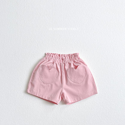 【PREORDER受付終了、ご希望はお問い合わせください。】25.Heart Pocket Shorts