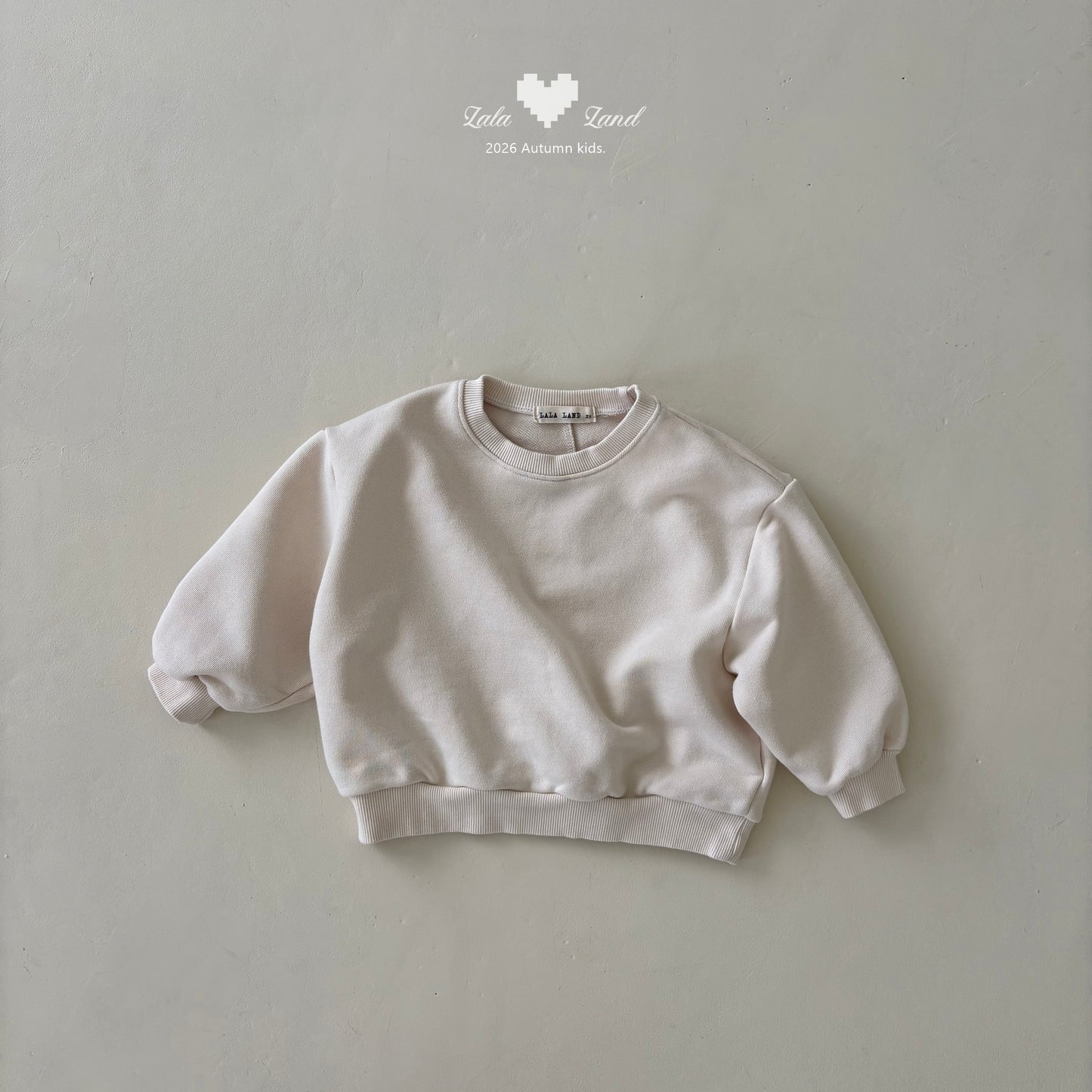 【PRE-ODER〆8.9(sun)】28.Round Panel Sweatshirt | lalaland