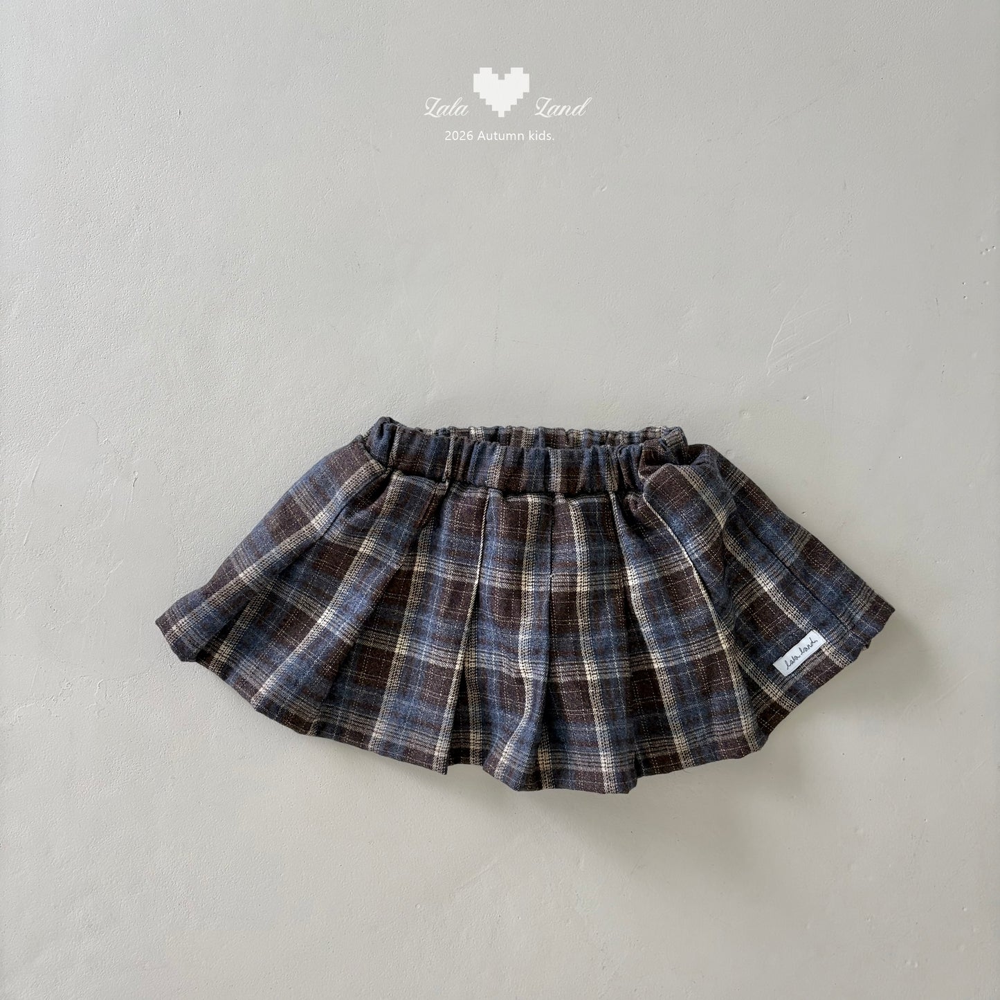 【PRE-ODER〆8.9(sun)】14.Eve Check Skirt | lalaland