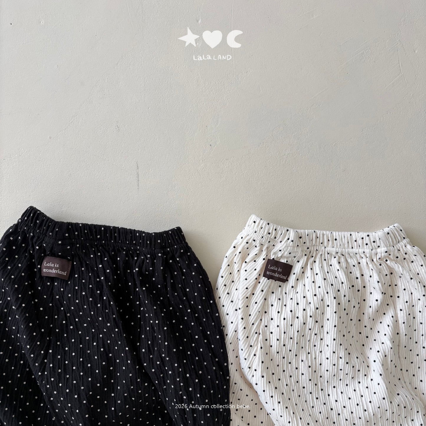 【PRE-ODER〆8.9(sun)】37.Dot Sausage Pants | lalaland