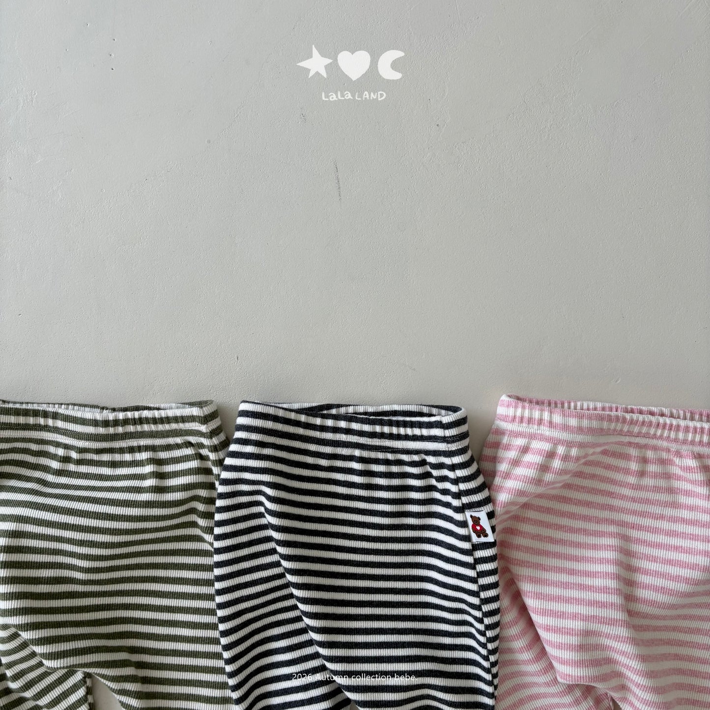 【PRE-ODER〆8.9(sun)】23.Stripe Leggings | lalaland