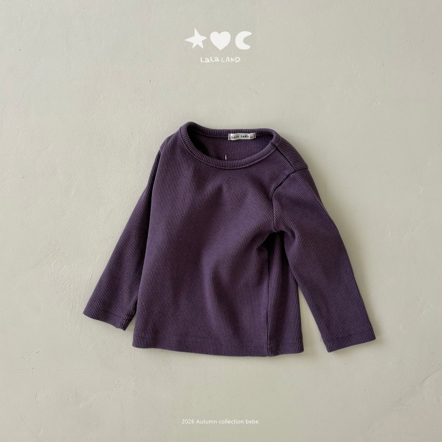 【PRE-ODER〆8.9(sun)】29.Macaron Ribbed Tee | lalaland