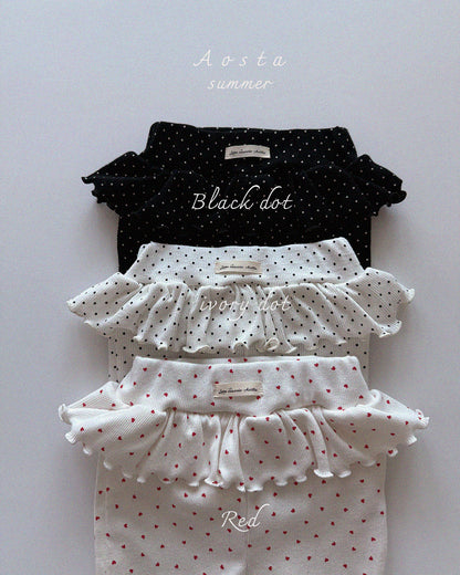 【PREORDER受付終了、ご希望はお問い合わせください。】65.Kiki Frill Pants