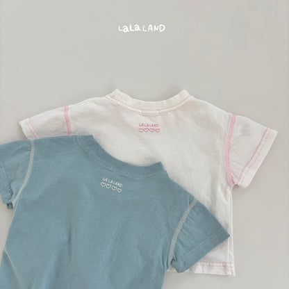 【PREORDER受付終了、ご希望はお問い合わせください。】30.Baby Color Block Point T-shirt