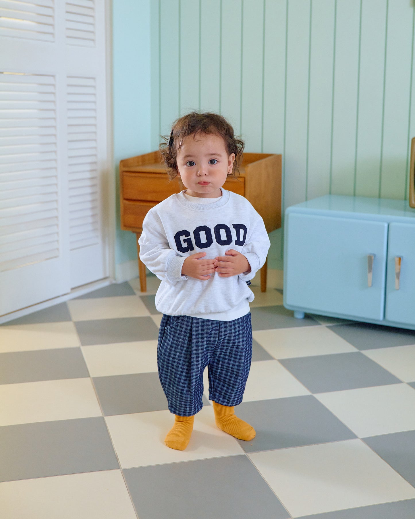 【PRE-ODER〆8.9(sun)】02.GOOD Sweatshirt – Kids | oottbebe