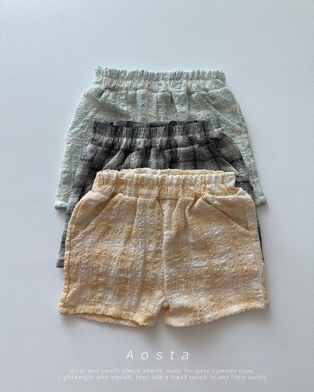 【PREORDER受付終了、ご希望はお問い合わせください。】59.Check Shorts