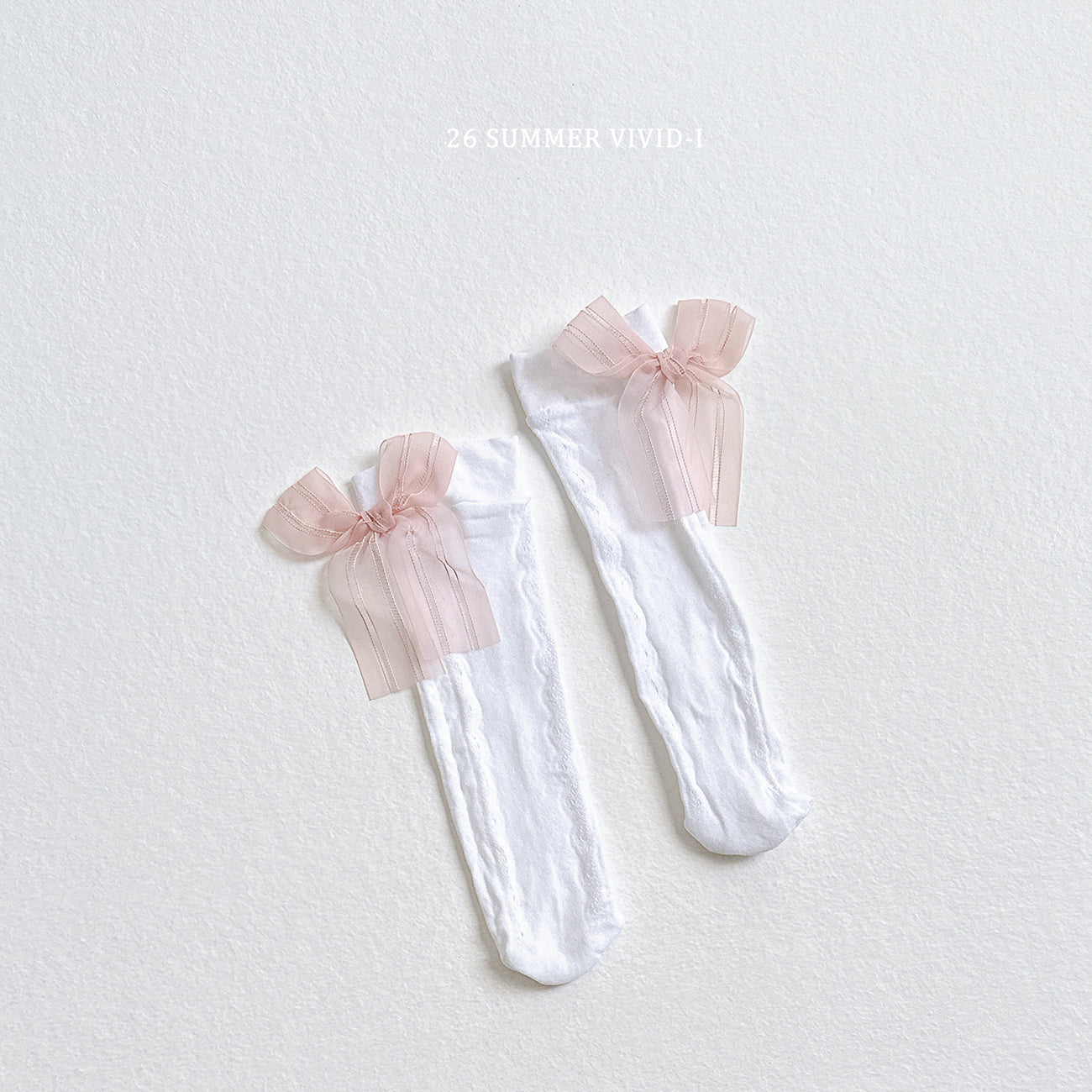 【PREORDER受付終了、ご希望はお問い合わせください。】122.Lace Ribbon Socks