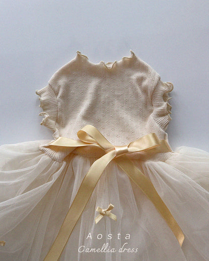 【PREORDER受付終了、ご希望はお問い合わせください。】13.Camellia Dress