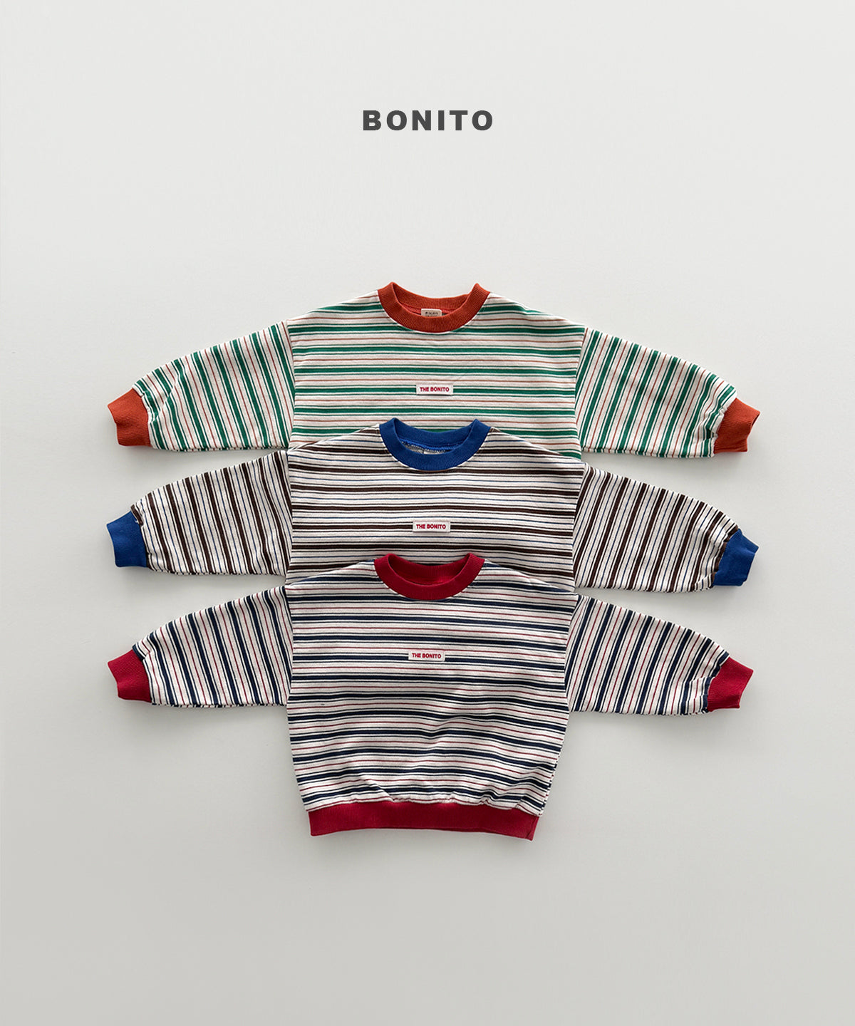 42.Feeling Stripe Sweatshirt